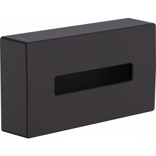 Hansgrohe AddStoris - Zásobník na kozmetické vreckovky, čierna matná 41774670