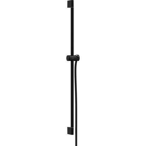 Hansgrohe Unica - Pulsify S sprchová tyč 900 mm so sprchovou hadicou Isiflex 1600 mm, čierna matná 24401670
