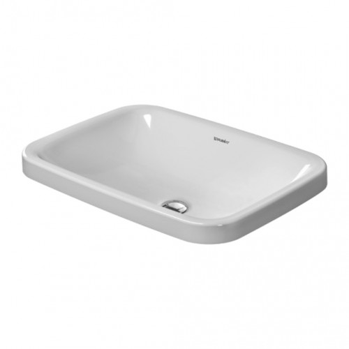 Duravit DuraStyle - Vstavané umývadlo, hladké, 600 x 430 mm, biele 0372600000