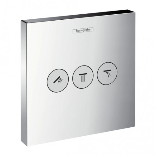 Hansgrohe ShowerSelect - Ventil pod omietku pre 3 spotrebiče, chróm 15764000