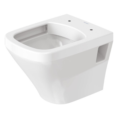 Duravit DuraStyle - Závesné WC Compact, Rimless®, biela 2571090000