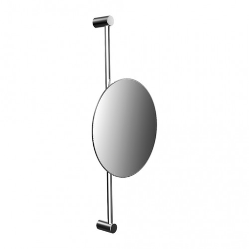 Emco Cosmetic mirrors Pure - Nástenné okrúhle holiace a kozmetické zrkadlo, Ø 202 mm, 3 násobné zväčšovanie, chróm 109400114