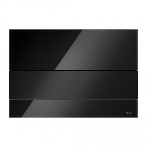 TECEsquare- Ovládacie tlačidlo, sklenené, čierne sklo - čierne 9240809
